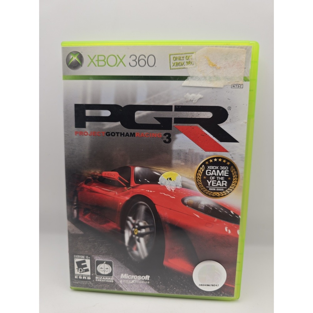 PGR Project Gotham Racing 3 Xbox 360 Complete CIB